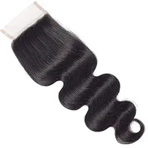 High-quality virgin hair featuring a transparent lace closure for a seamless and natural look, ideal for crafting sophisticated and undetectable hair extensions.