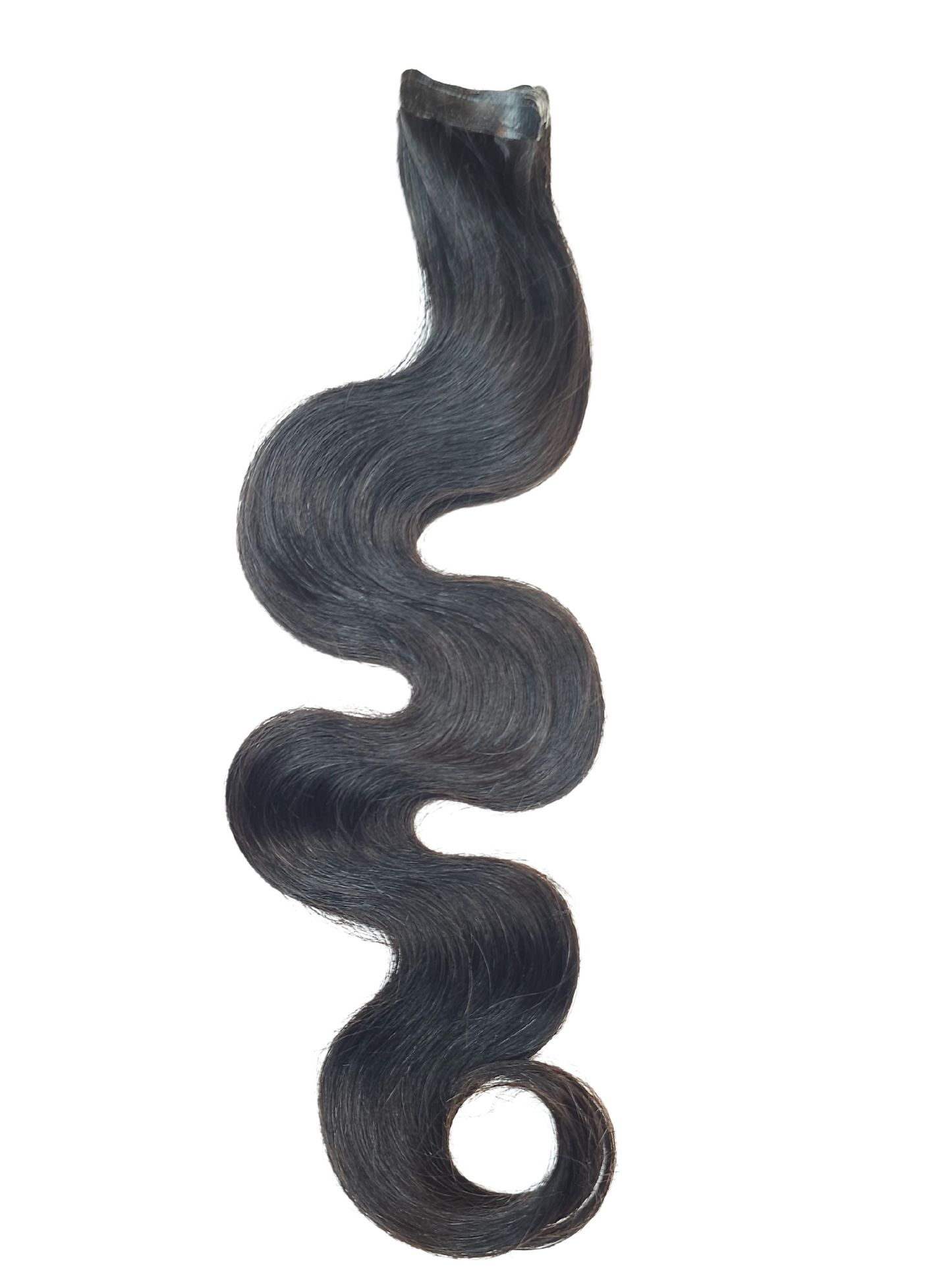 "High-quality Devine Body Wave Tape-in Hair Extensions in various lengths from 16 to 30 inches, showcasing natural wave patterns. Perfect for versatile styling and coloring to match personal fashion preferences.